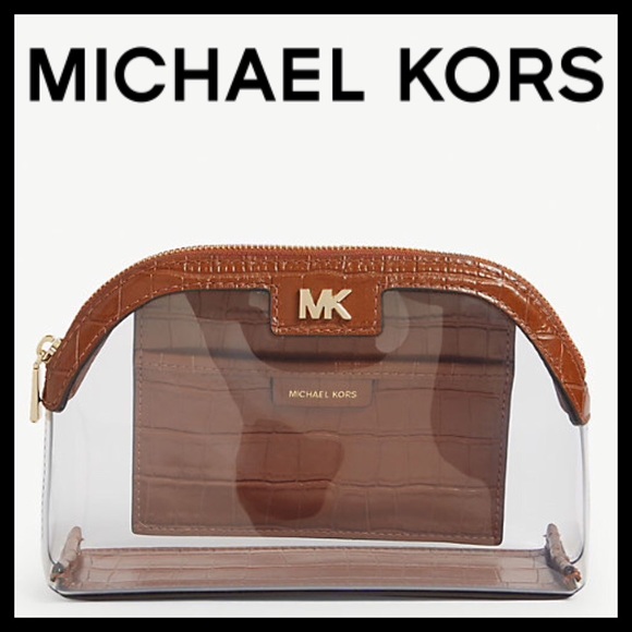 Michael Kors Large PVC & Leather
Travel Pouch